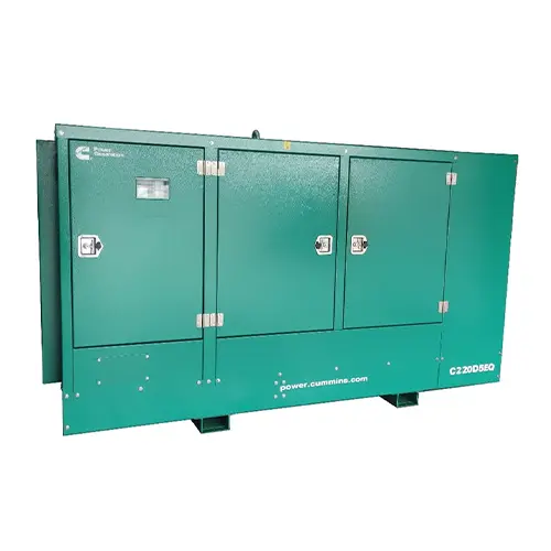 220 kVA Cummins Q Range Silent Diesel Generator - Cummins C220D5EQ