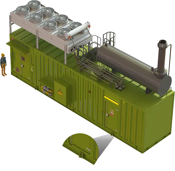 Bespoke Acoustic Generator Enclosure Features